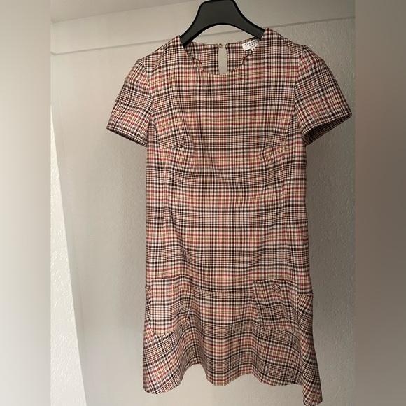 CLAUDIE PIERLOT
Short-Sleeved Checkered Dress - Picture 8 of 16